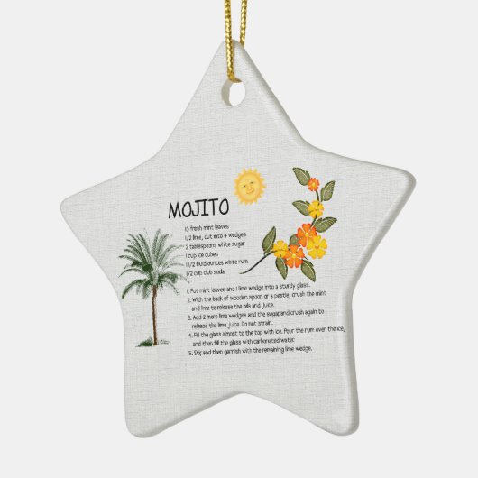 Mojito Keramisch Ornament (Links)