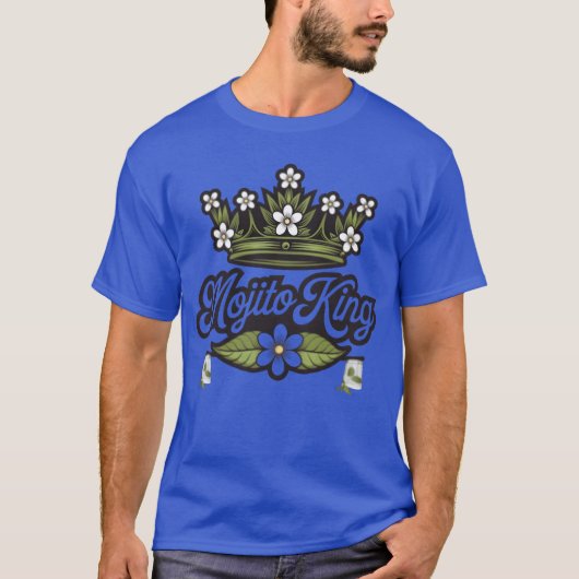 Mojito King Loves Mojitos Boys Gifts retro T-shirt (Voorkant)
