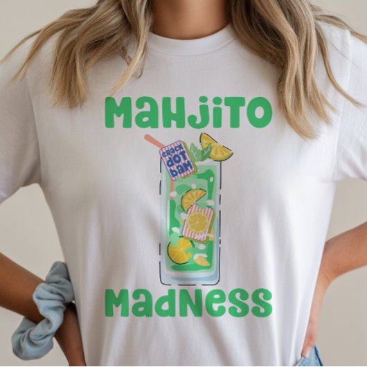 Mojito Mahjong Cocktail T-shirt