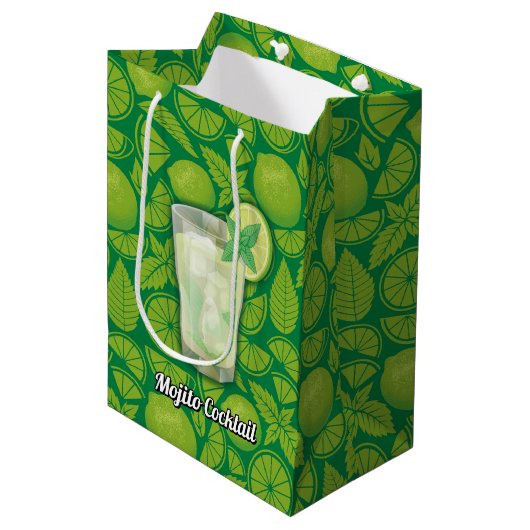 Mojito Medium Cadeauzakje (Voorkant Gekanteld)