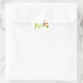 Mojito nu ronde sticker (Tas)