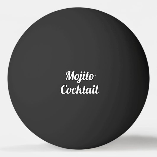 Mojito Pingpongbal (Achterkant)