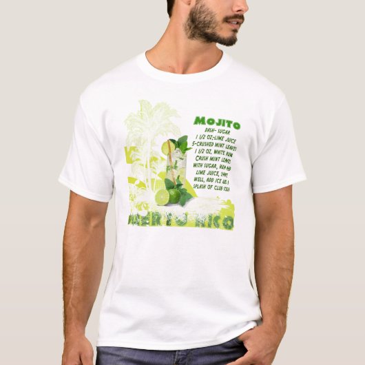 Mojito- Puerto Rico T-shirt (Voorkant)