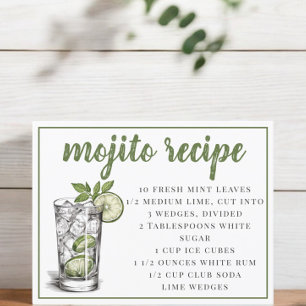 Mojito Recept Briefkaart