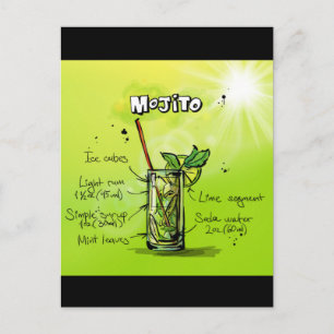 Mojito Recipe Briefkaart
