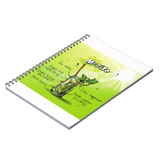 Mojito Recipe Notitieboek (Linkerzijde)