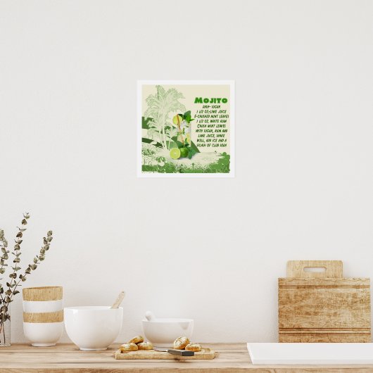 Mojito Recipe Print (Keuken)