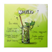 Mojito Recipe Tegeltje (Voorkant)