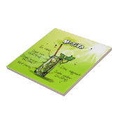 Mojito Recipe Tegeltje (Zijkant)