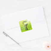 Mojito Recipe Vierkante Sticker (Envelop)