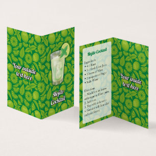 Mojito Recipe Visitekaartje