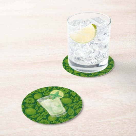 Mojito Ronde Kartonnen Onderzetter (Insitu)