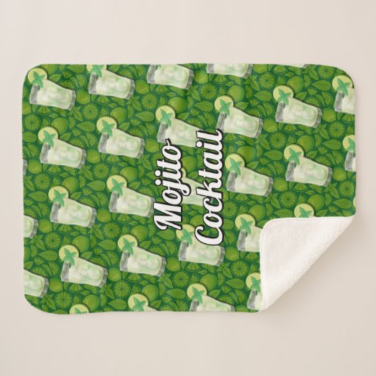 Mojito Sherpa Deken (Voorkant (horizontaal))