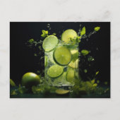 Mojito Splash Briefkaart (Voorkant)