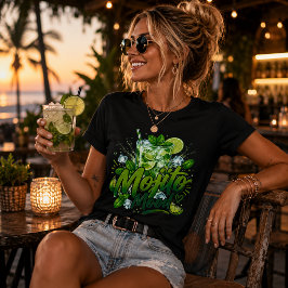 Mojito Stemming Zomer Cocktail Sfeer Tri-Blend Shirt