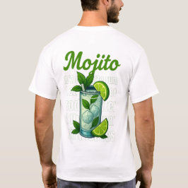 Mojito T-Shirt – Fresh Mint & Lime Cocktail