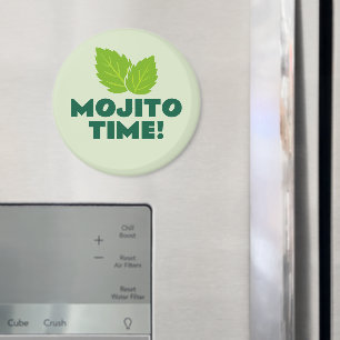 Mojito Tijd grappige koelkastmagneet voor cocktail Magneet