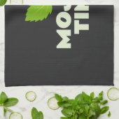 Mojito Tijd! leuke keukenhanddoek voor cocktailpar (Gevouwen)