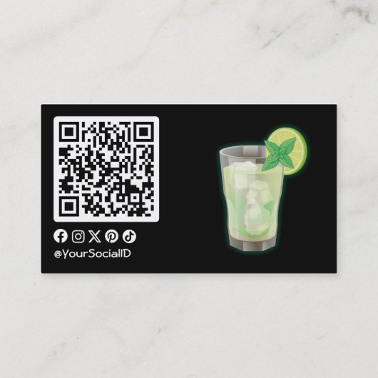 Mojito Visitekaartje (Achterkant)