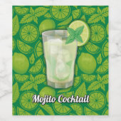 Mojito Wijn Etiket (Enkel label)