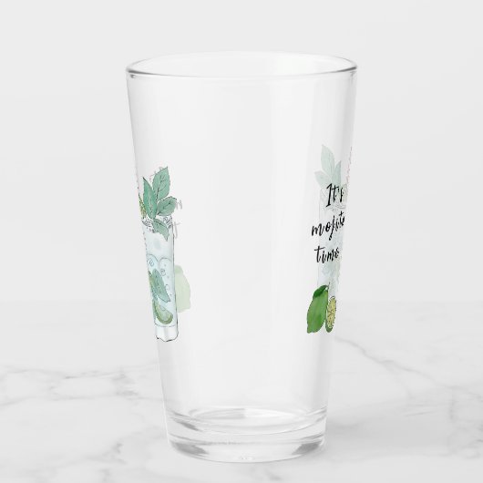 Mojito Zomer Cocktail Drink Glas (Rechts)