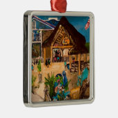 "Mojito's at Dusk" door Willowcatdesign Metalen Ornament (Rechts)