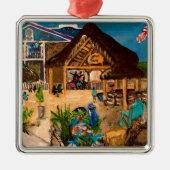 "Mojito's at Dusk" door Willowcatdesign Metalen Ornament (Voorkant)