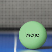 Mojo 1-sterren groene gloed ping pong bal pingpongbal (Net)