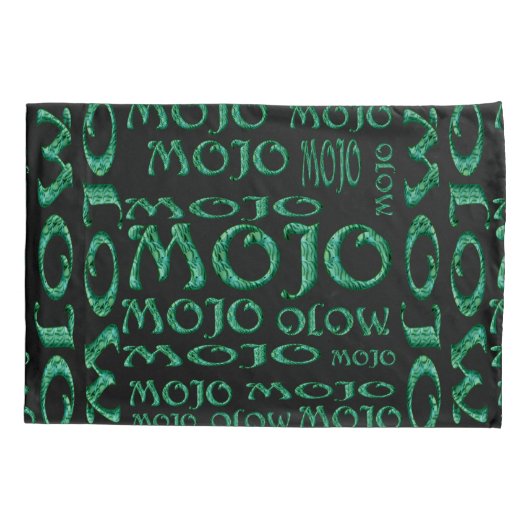 Mojo black pillowcase kussensloop (Achterkant)
