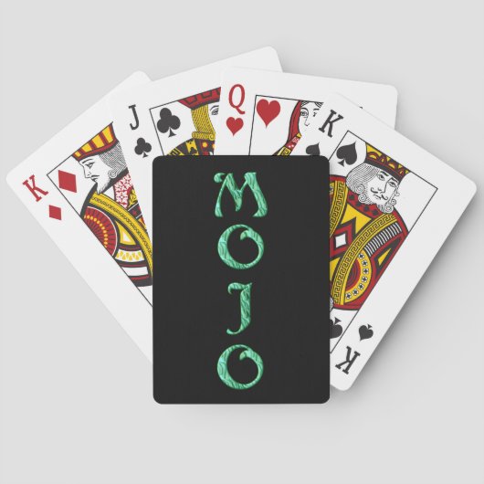 Mojo black Poker speelkaarten (Achterkant)