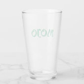 Mojo Collins glazen tumbler (Achterkant)