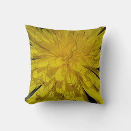 MoJo Dekokissen gelbe Blüte Kussen