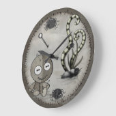 MOJO Gothic Voodoo Doll Folk Art Grote Klok (Hoek)