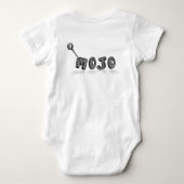 MOJO Gothic Voodoo Doll Folk Art Romper (Achterkant)