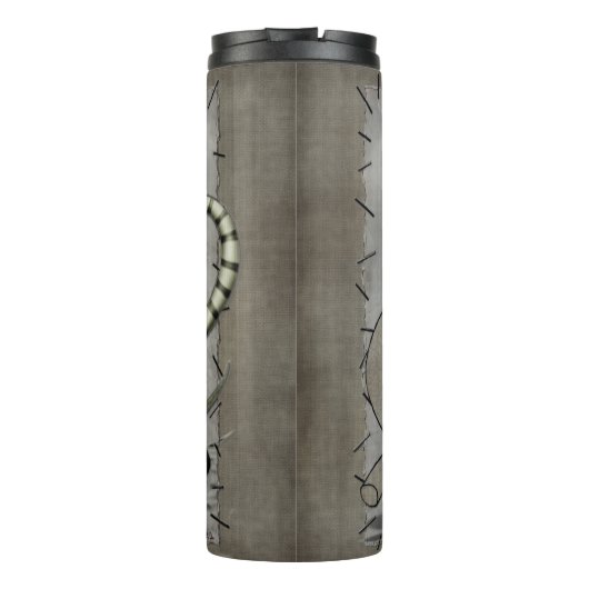 MOJO Gothic Voodoo Doll GEPERSONALISEERD Thermosbeker (Achterkant)