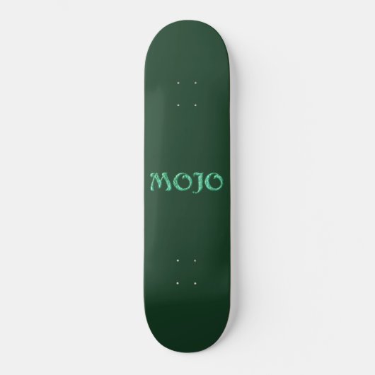 Mojo green skateboard (Voorkant)