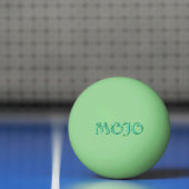 Mojo groen glow 1-sterren ping pong bal pingpongbal (Net)