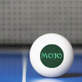 Mojo groen groen wit 3-sterren ping pong bal pingpongbal (Net)