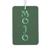 Mojo groene auto luchtverfrisser (Achterkant)