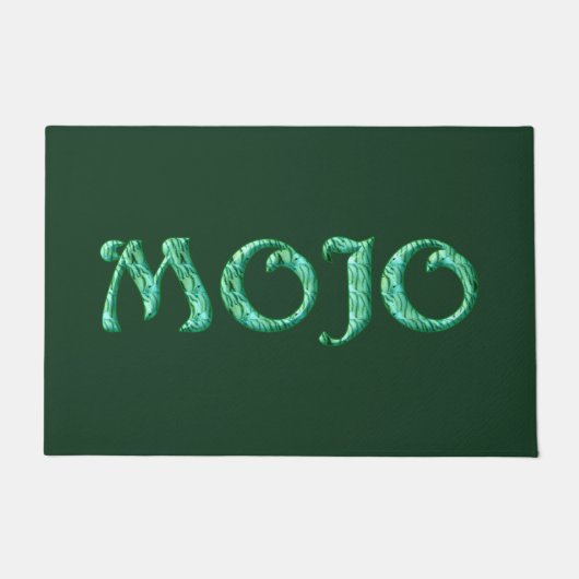 Mojo groene deurmat (Voorkant)