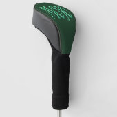 Mojo groene golfbestuurderscafdekking golfheadcover (Schuin)
