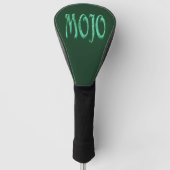 Mojo groene golfbestuurderscafdekking golfheadcover (Voorkant)