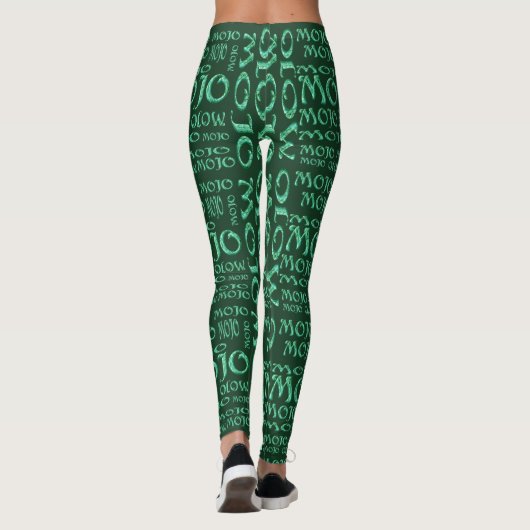 Mojo groene leggings (Achterkant)