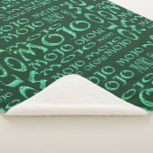 Mojo groene sherpa deken (3/4)