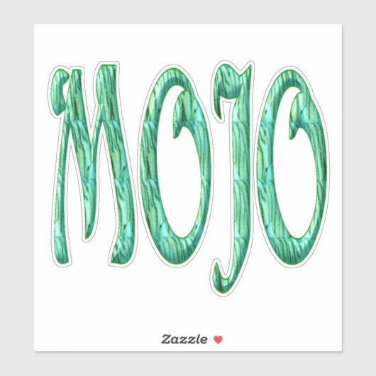 Mojo grote contour sticker (Vel)