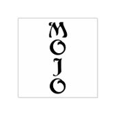 Mojo grote rubberen stempel verticaal zonder handv (Afrduk)