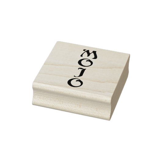 Mojo grote rubberen stempel verticaal zonder handv (Stempel)