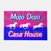 Mojo House Biseksuele Vlag Eenhoorn Deurmat (Voorkant)