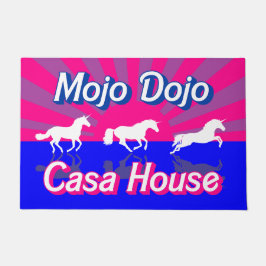 Mojo House Biseksuele Vlag Eenhoorn Deurmat
