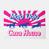 Mojo Huis Schattige Girly Roze Eenhoorn Deurmat (Voorkant)
